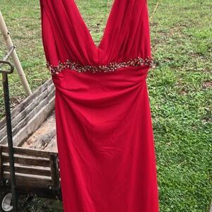 David Meister Red Dress Size 2